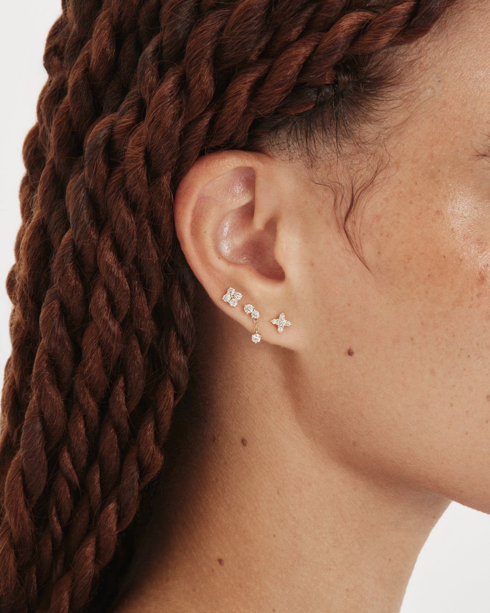 The Mini Angle Drop Single Earring
