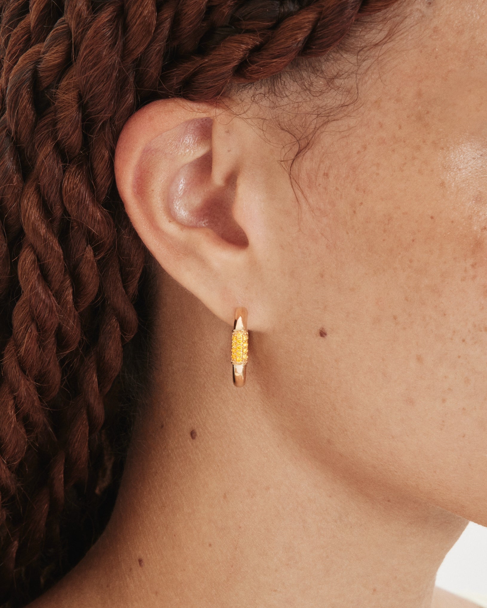 The Soleil Pavé Hoops