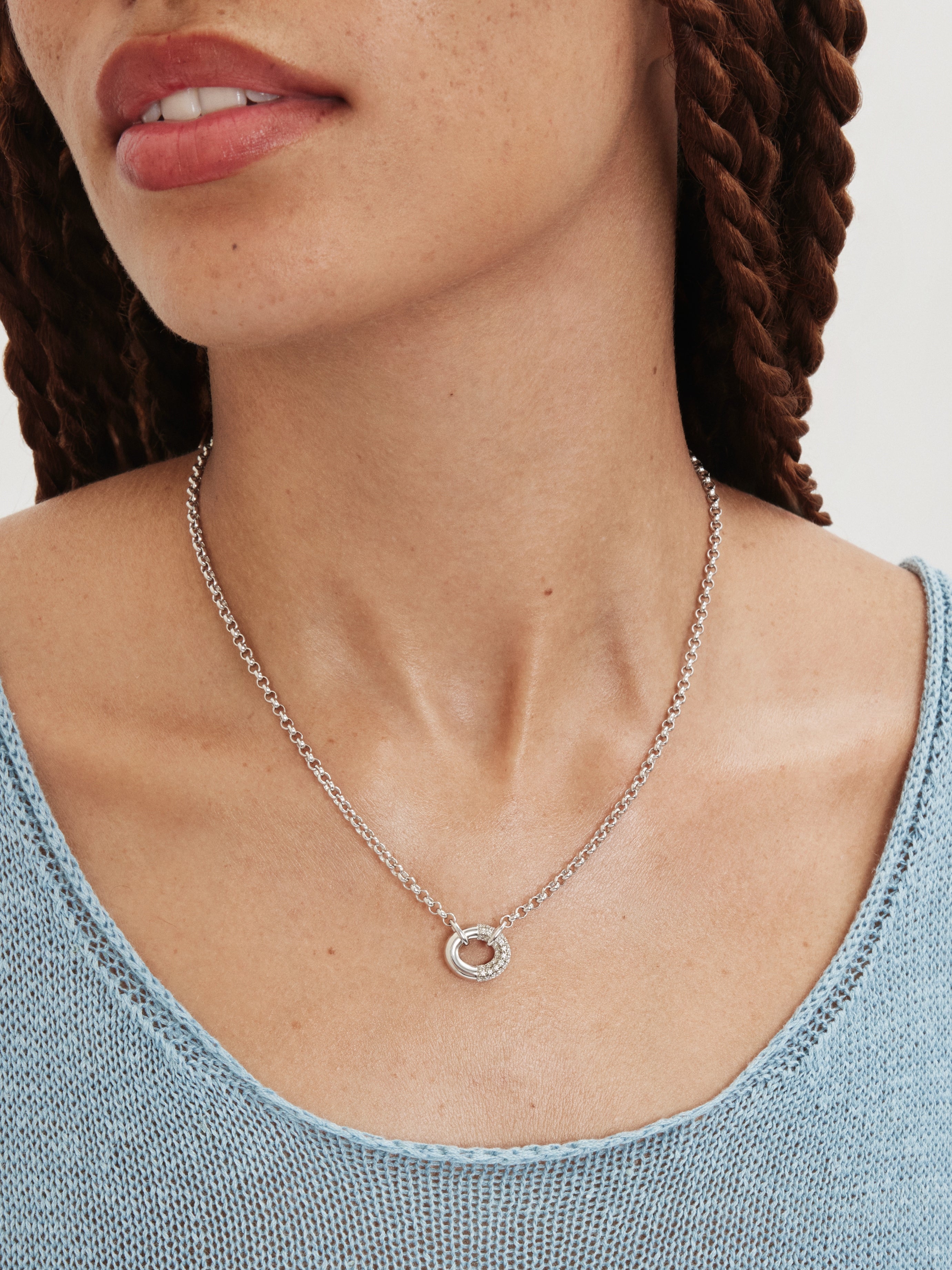 The Luna Oval Necklace