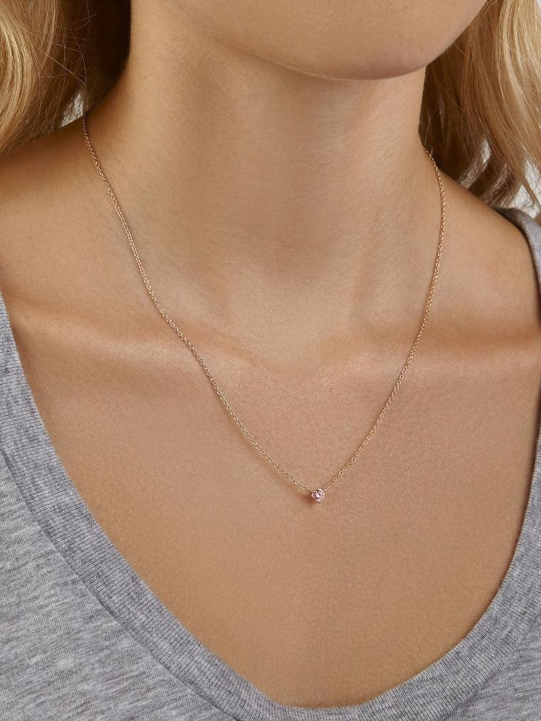 The Blue Mini Solitaire Pendant