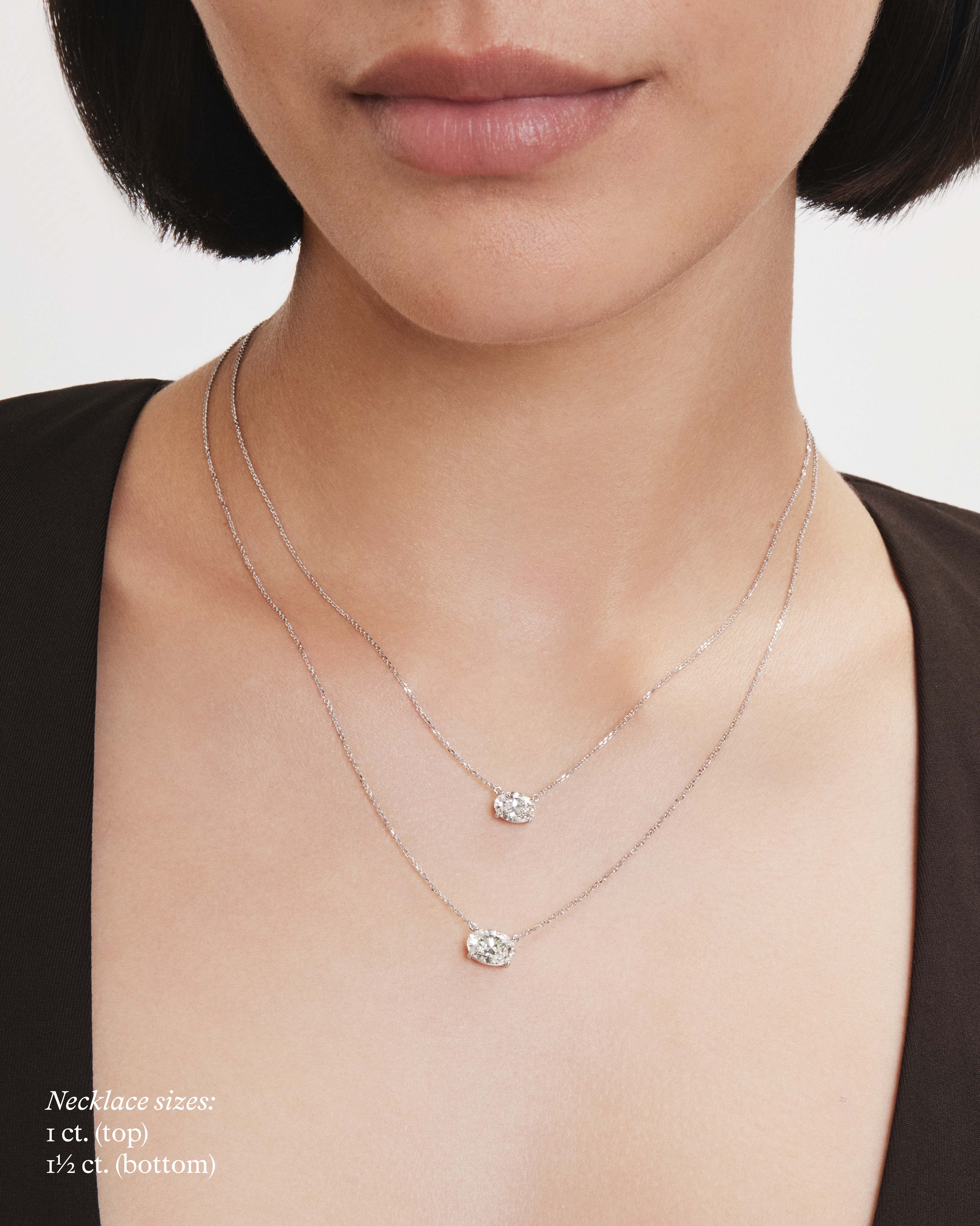 The Oval Solitaire Pendant