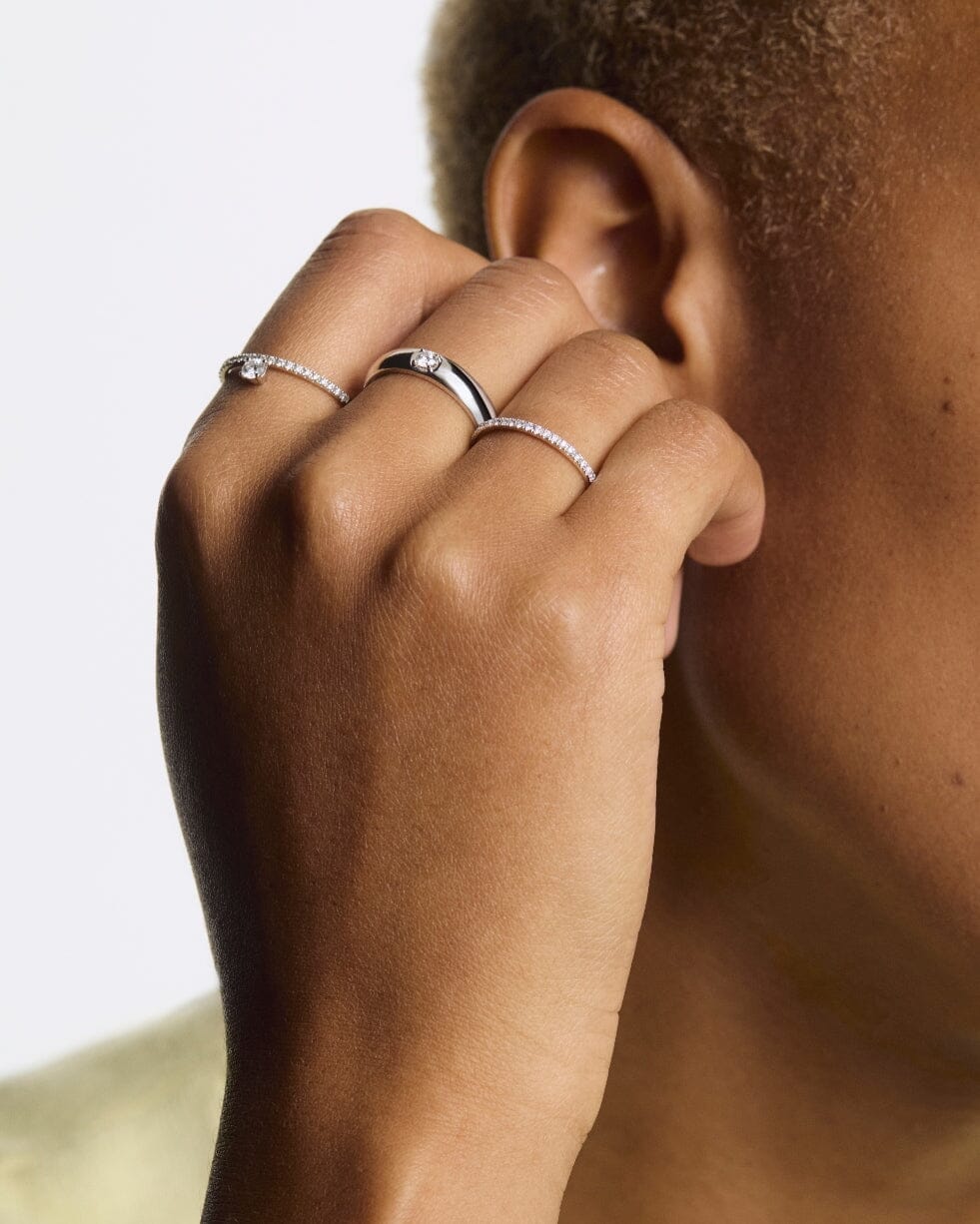 The Inset Solitaire Ring