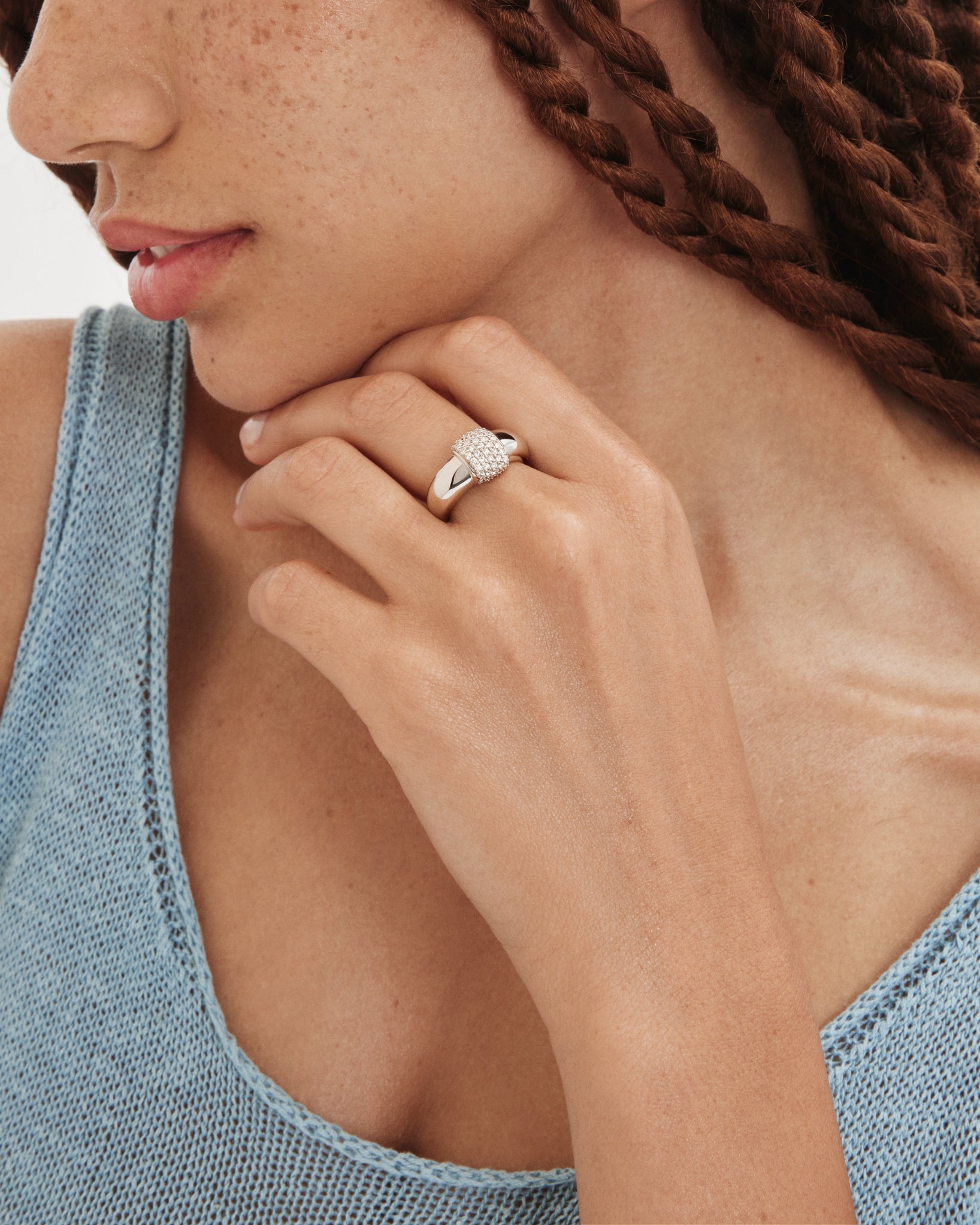 The Soleil Dome Ring