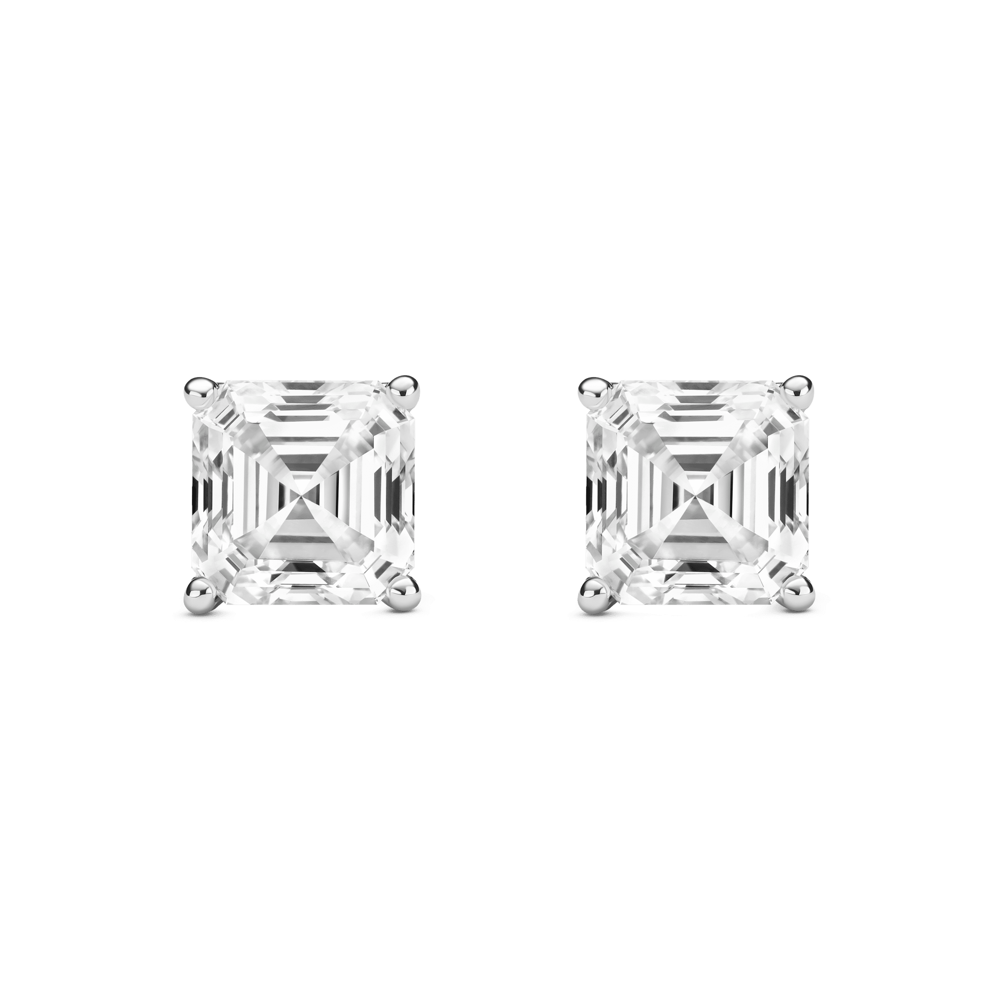 The Asscher Solitaire Studs