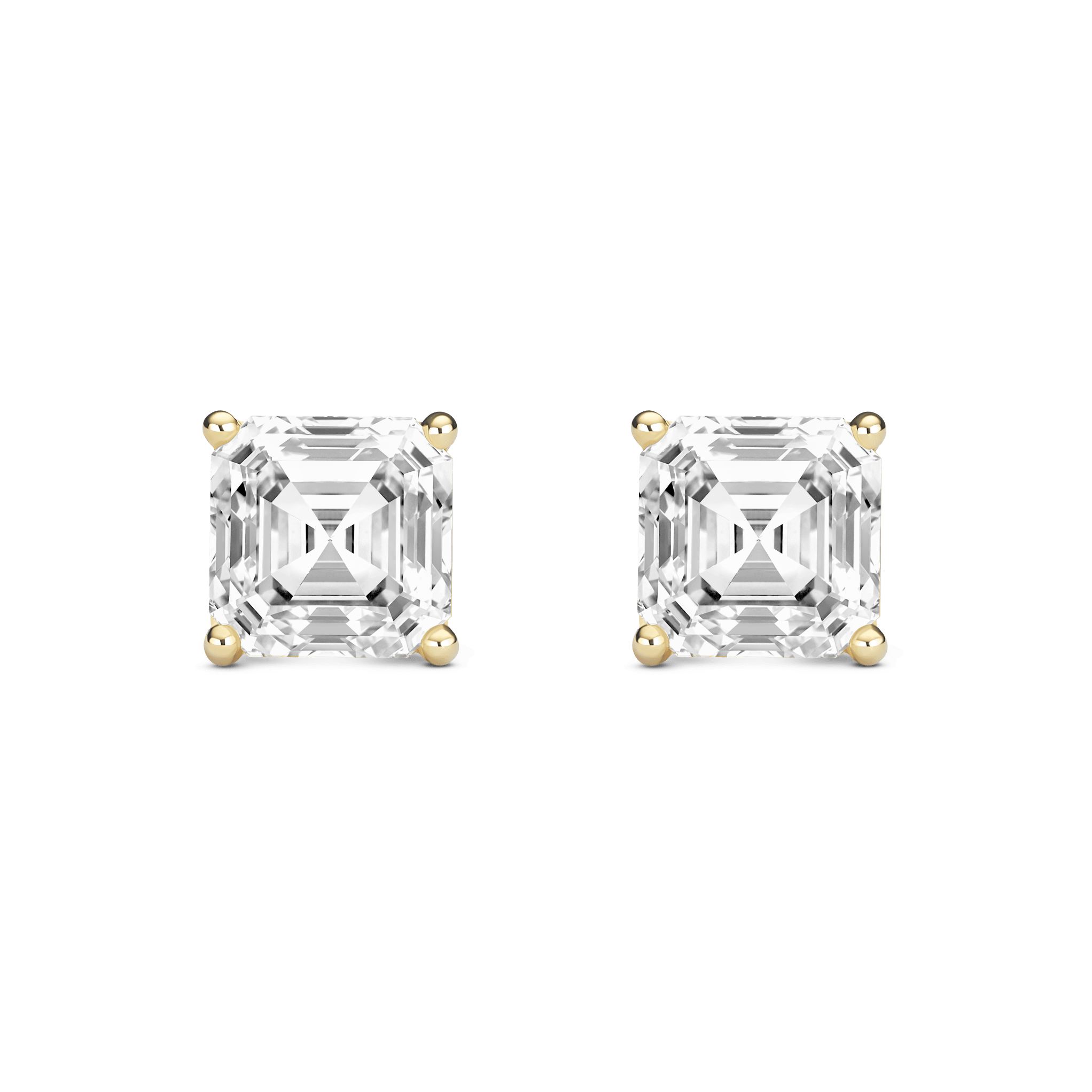 The Asscher Solitaire Studs