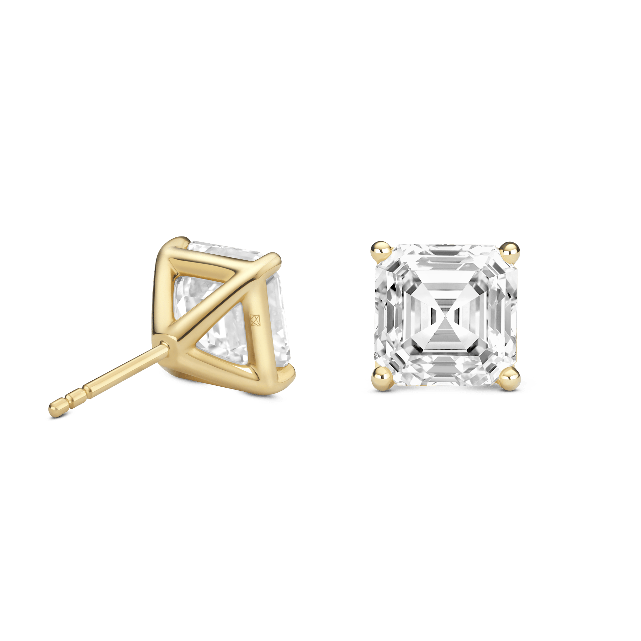 The Asscher Solitaire Studs