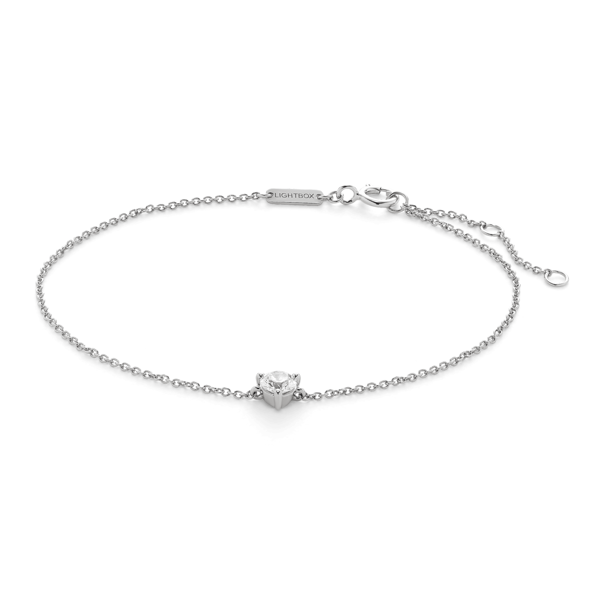 The Pink Mini Solitaire Bracelet