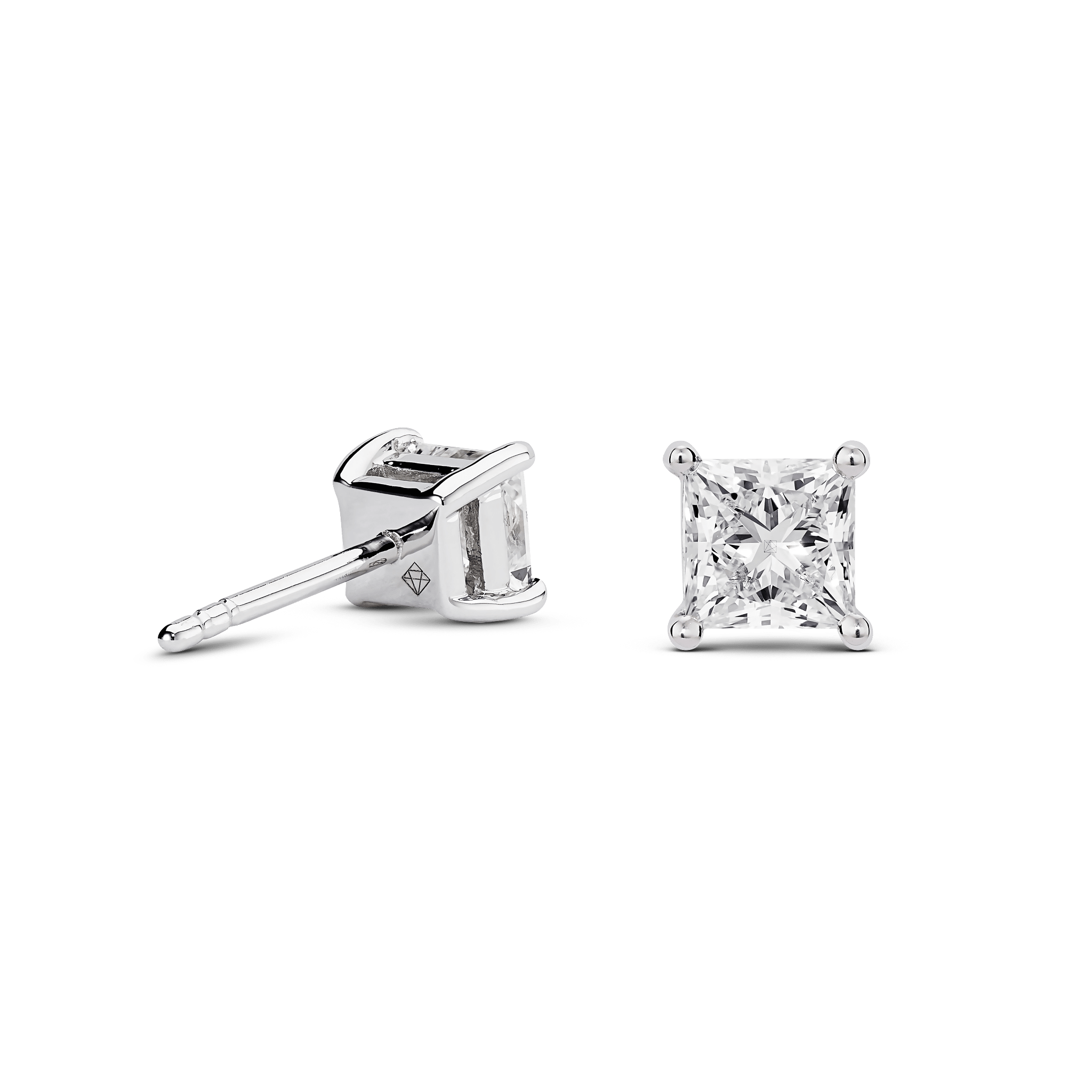 The Princess Solitaire Studs
