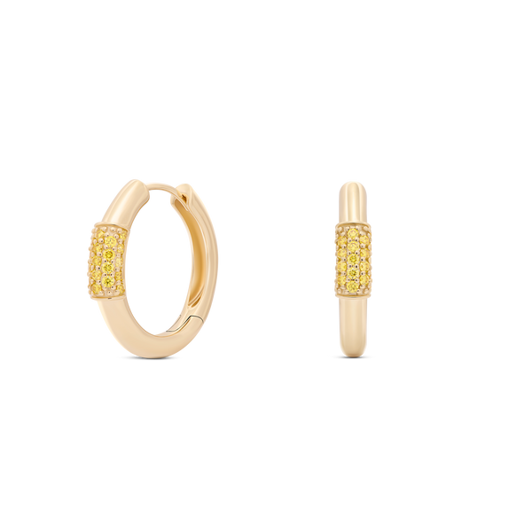 The Soleil Pavé Hoops