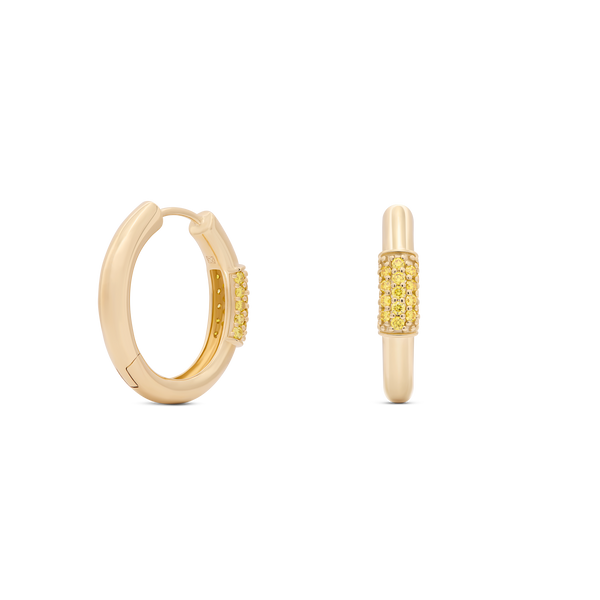 The Soleil Pavé Hoops