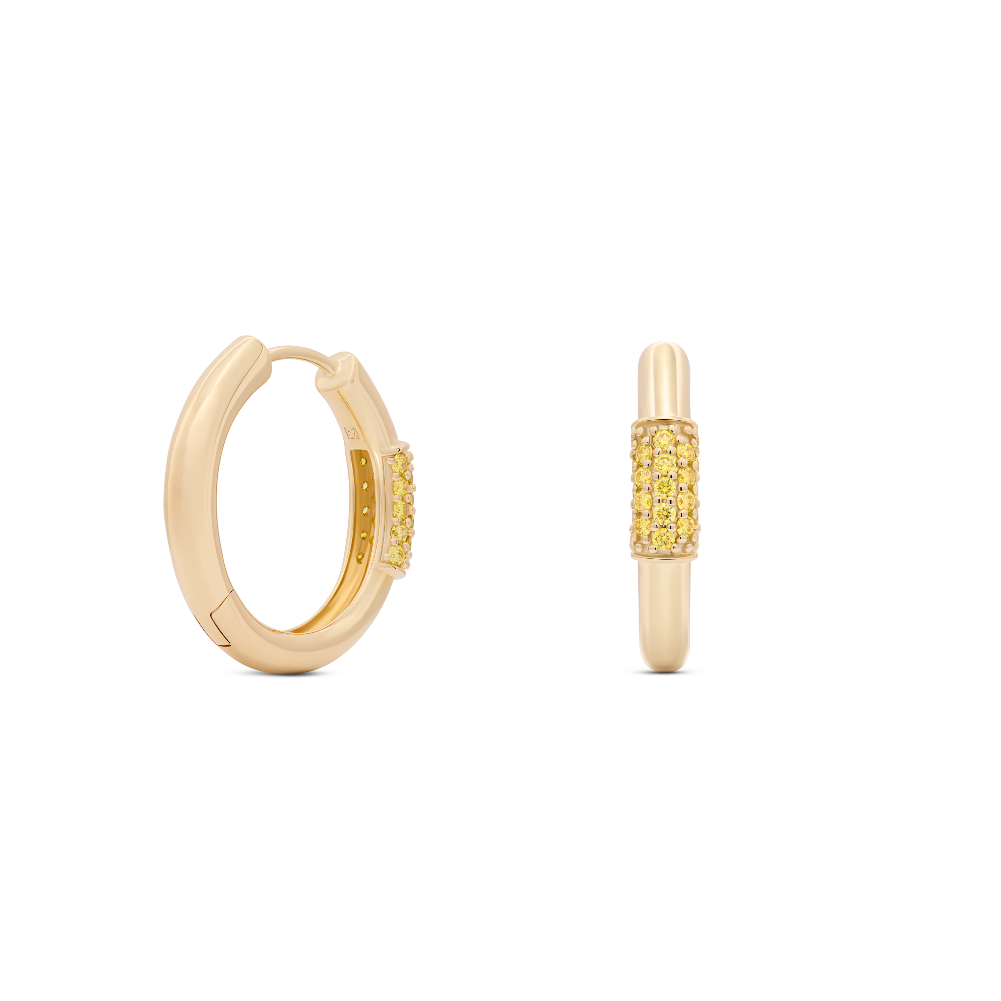 The Soleil Pavé Hoops