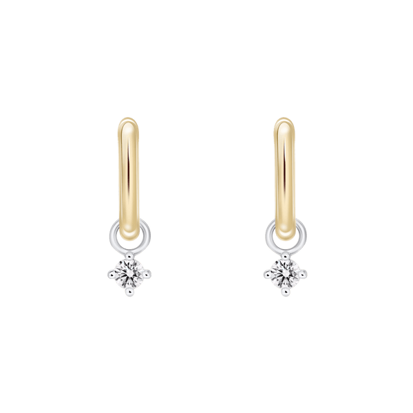 The Paperclip Huggie Hoops