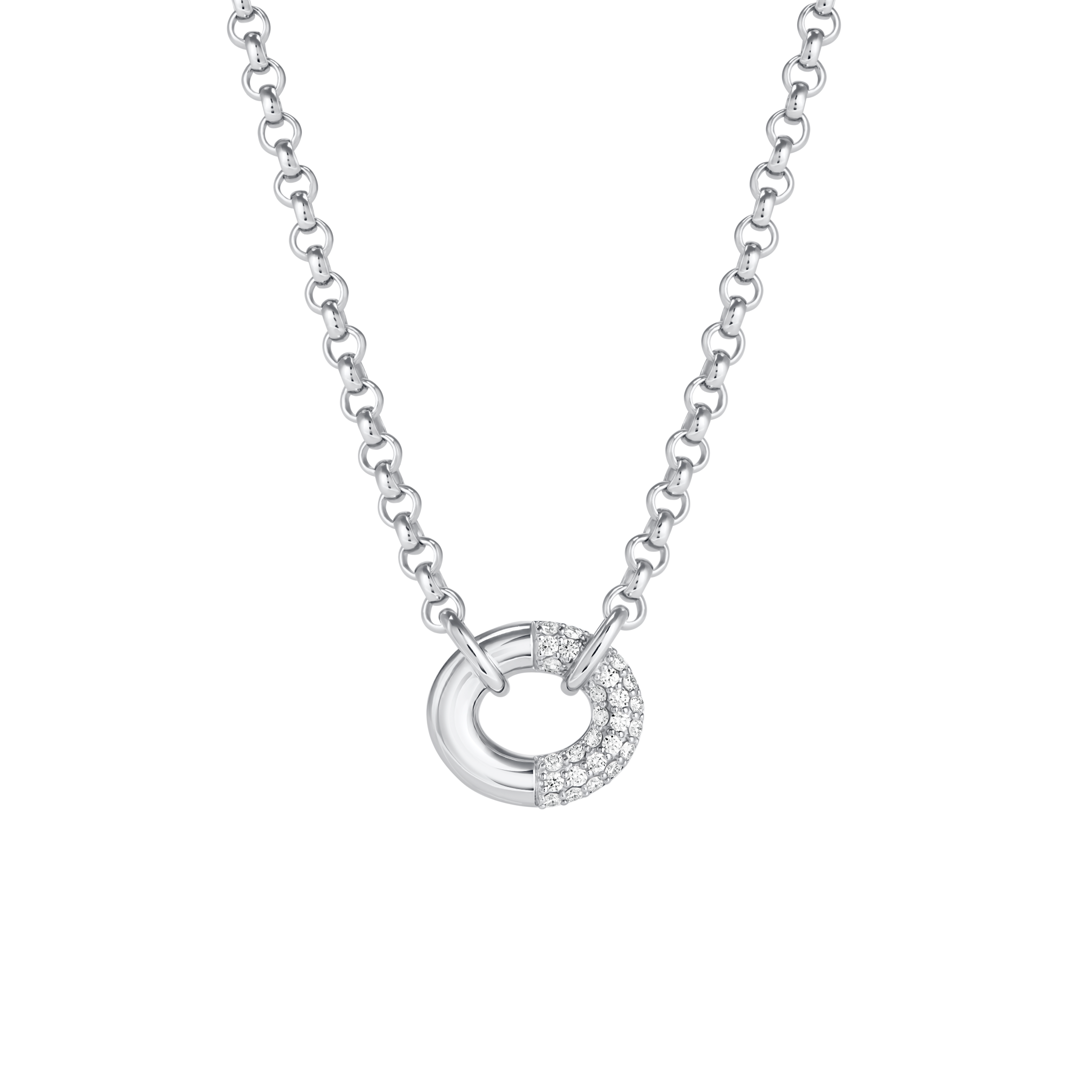 The Luna Oval Necklace