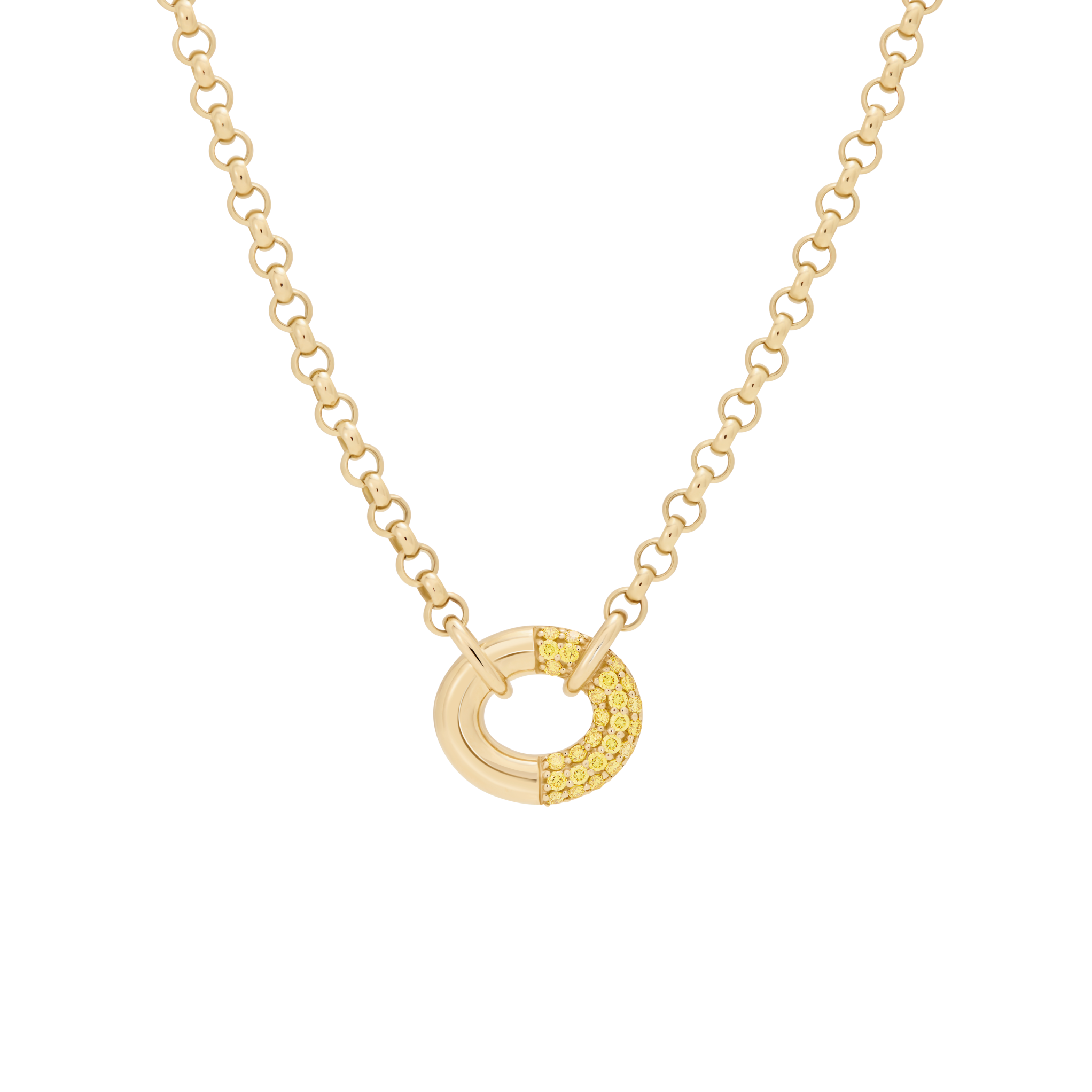 The Luna Oval Necklace