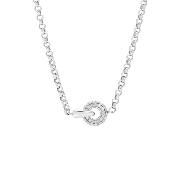 The Luna Circle Link Necklace