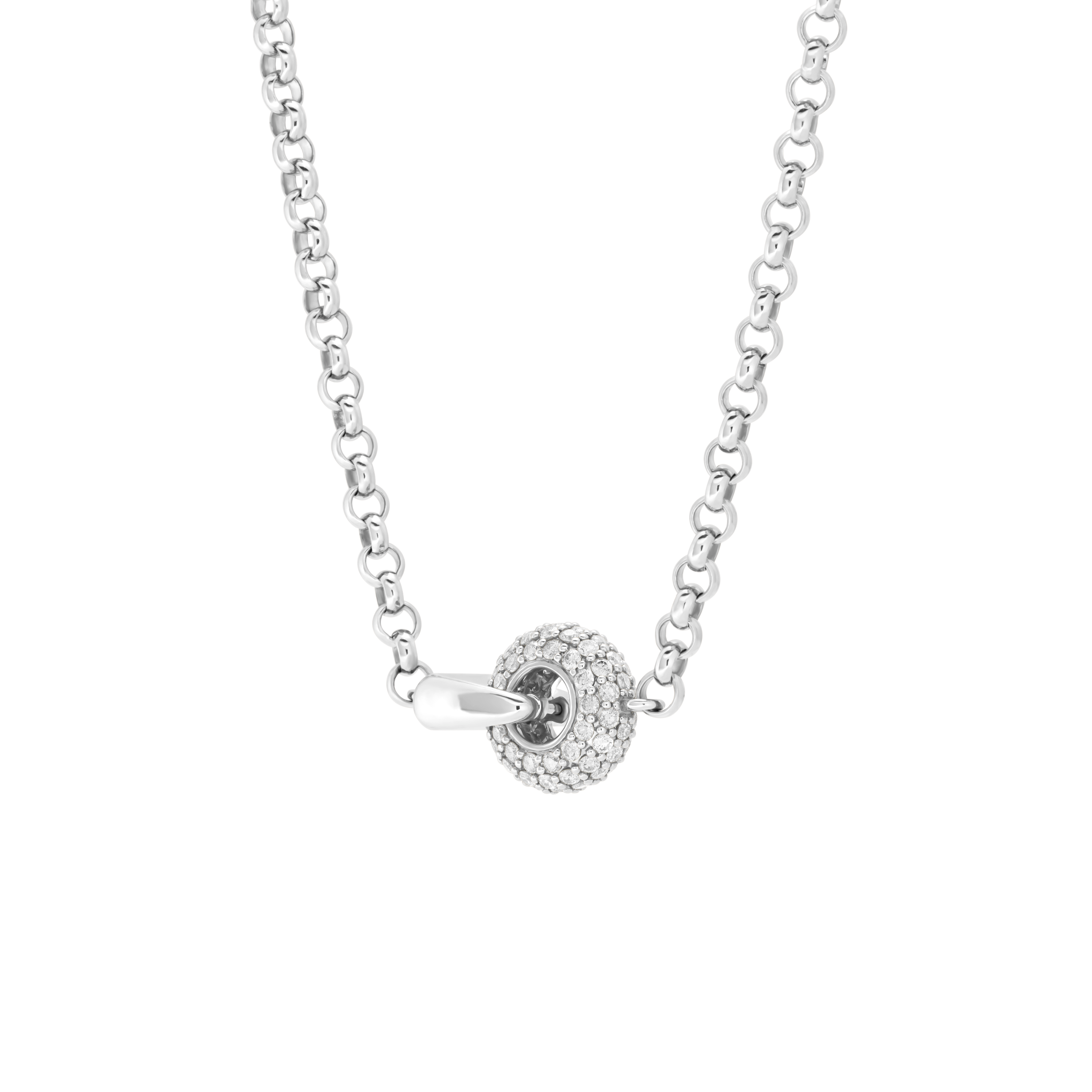 The Luna Circle Link Necklace