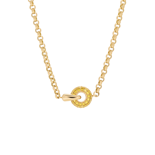 The Soleil Circle Link Necklace