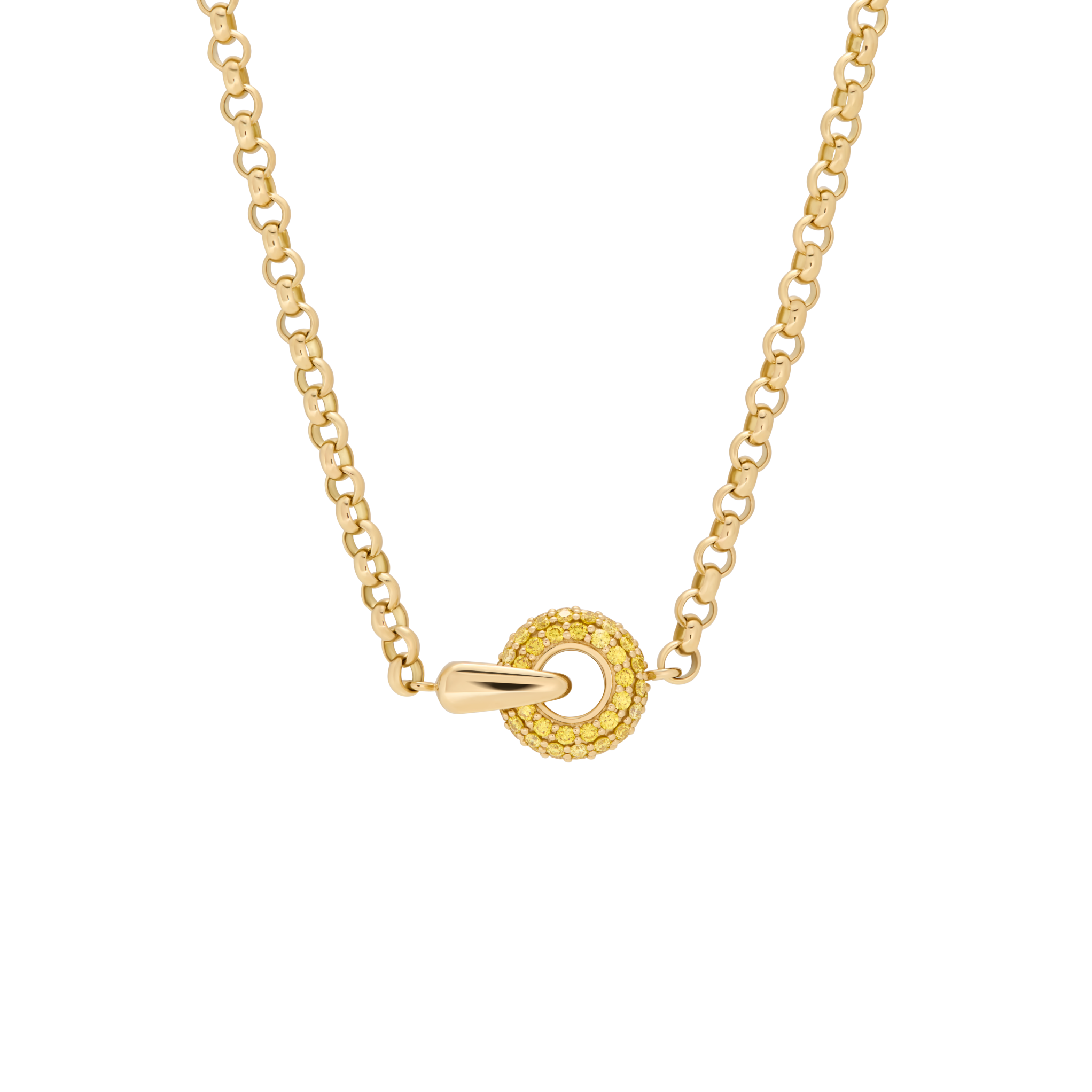 The Luna Circle Link Necklace