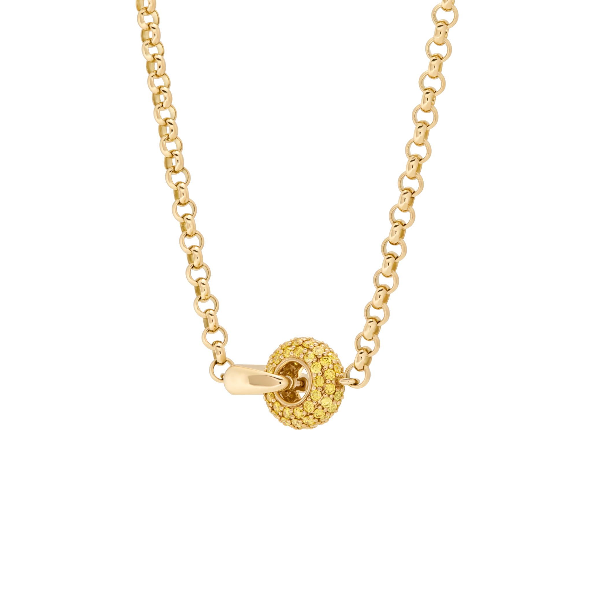 The Soleil Circle Link Necklace