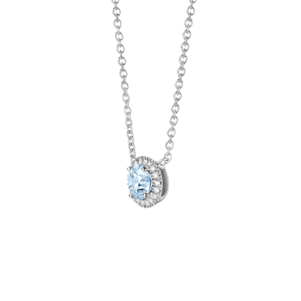 The Blue Halo Pendant Necklaces Lightbox Jewelry 
