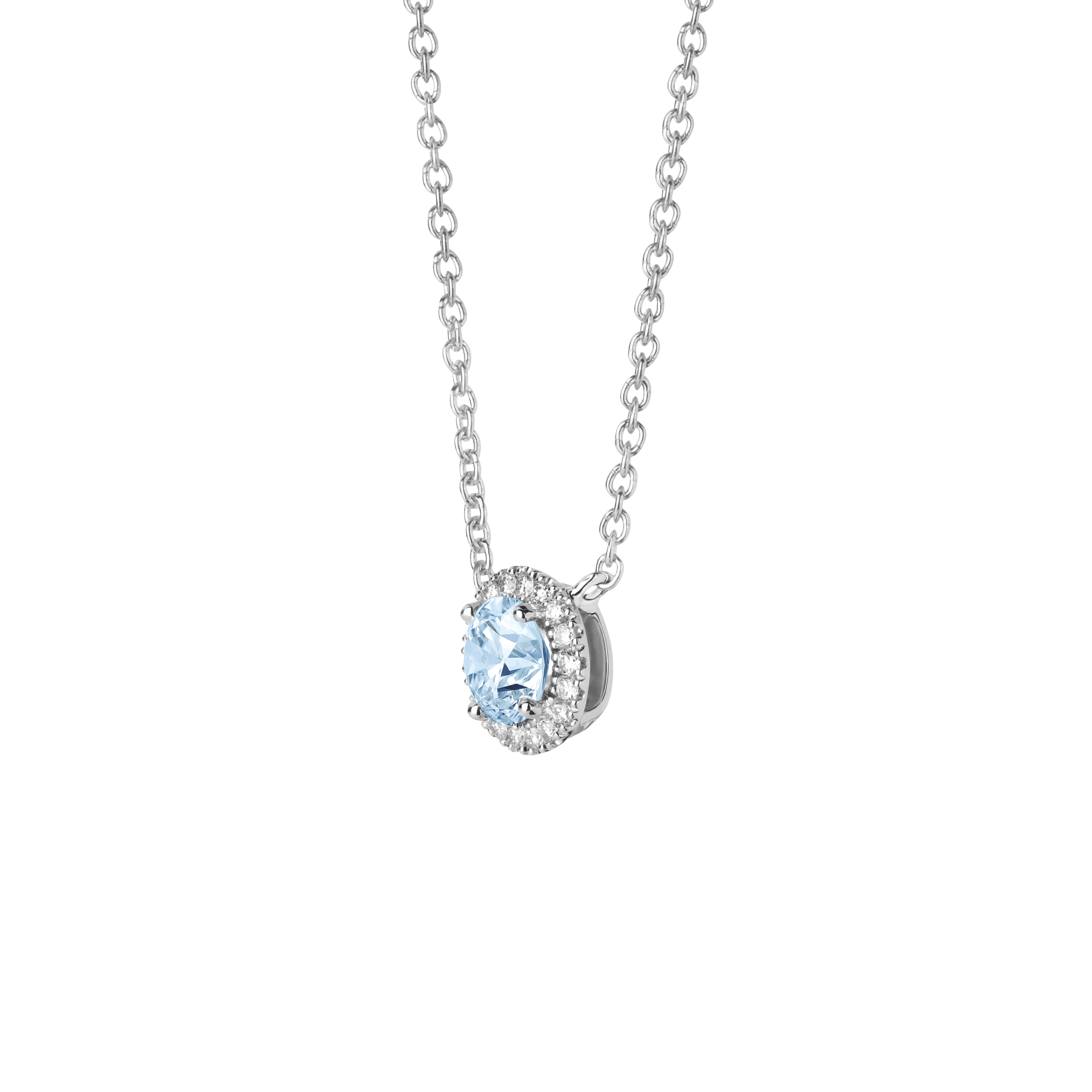 The Blue Halo Pendant Necklaces Lightbox Jewelry 