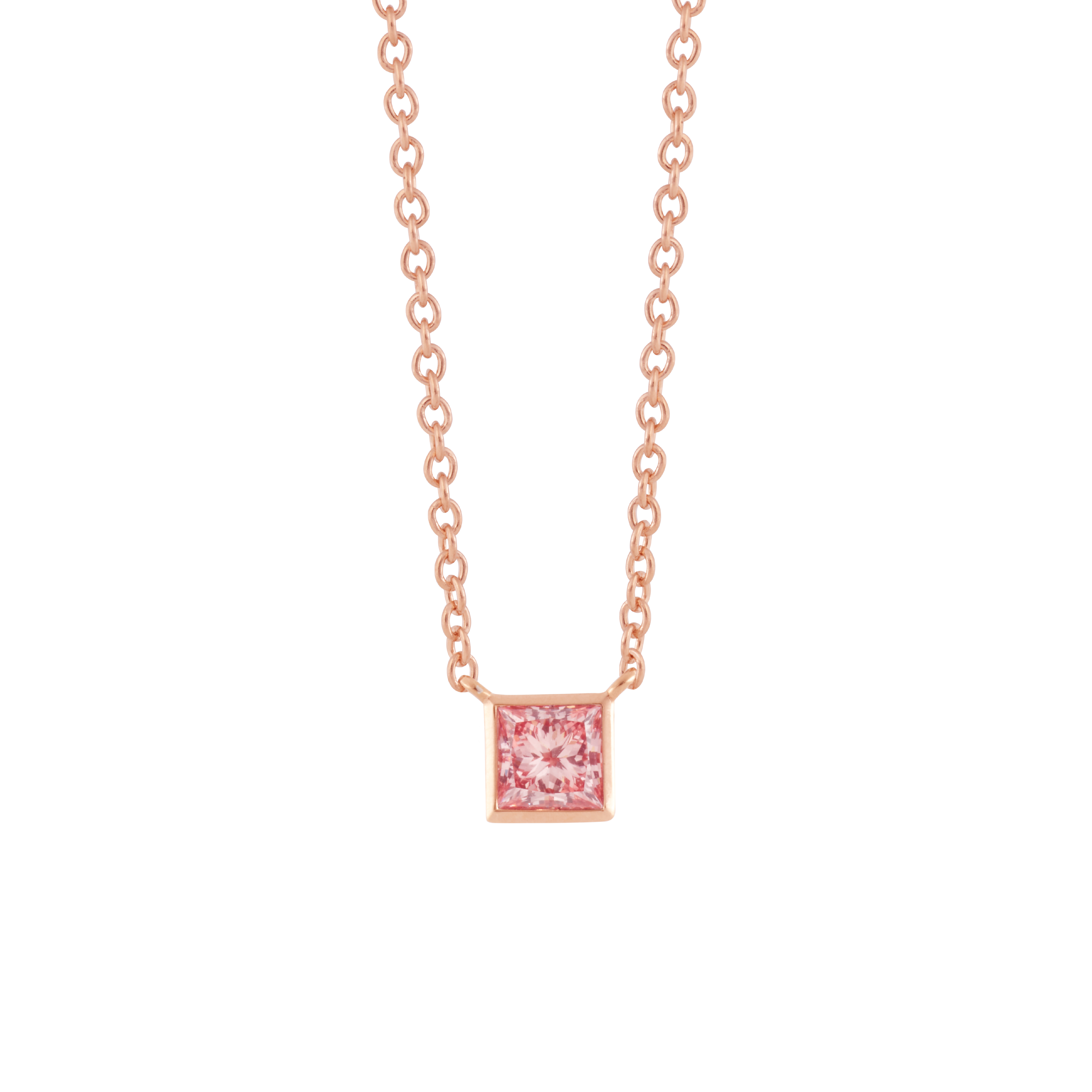 The Pink Princess Bezel Pendant