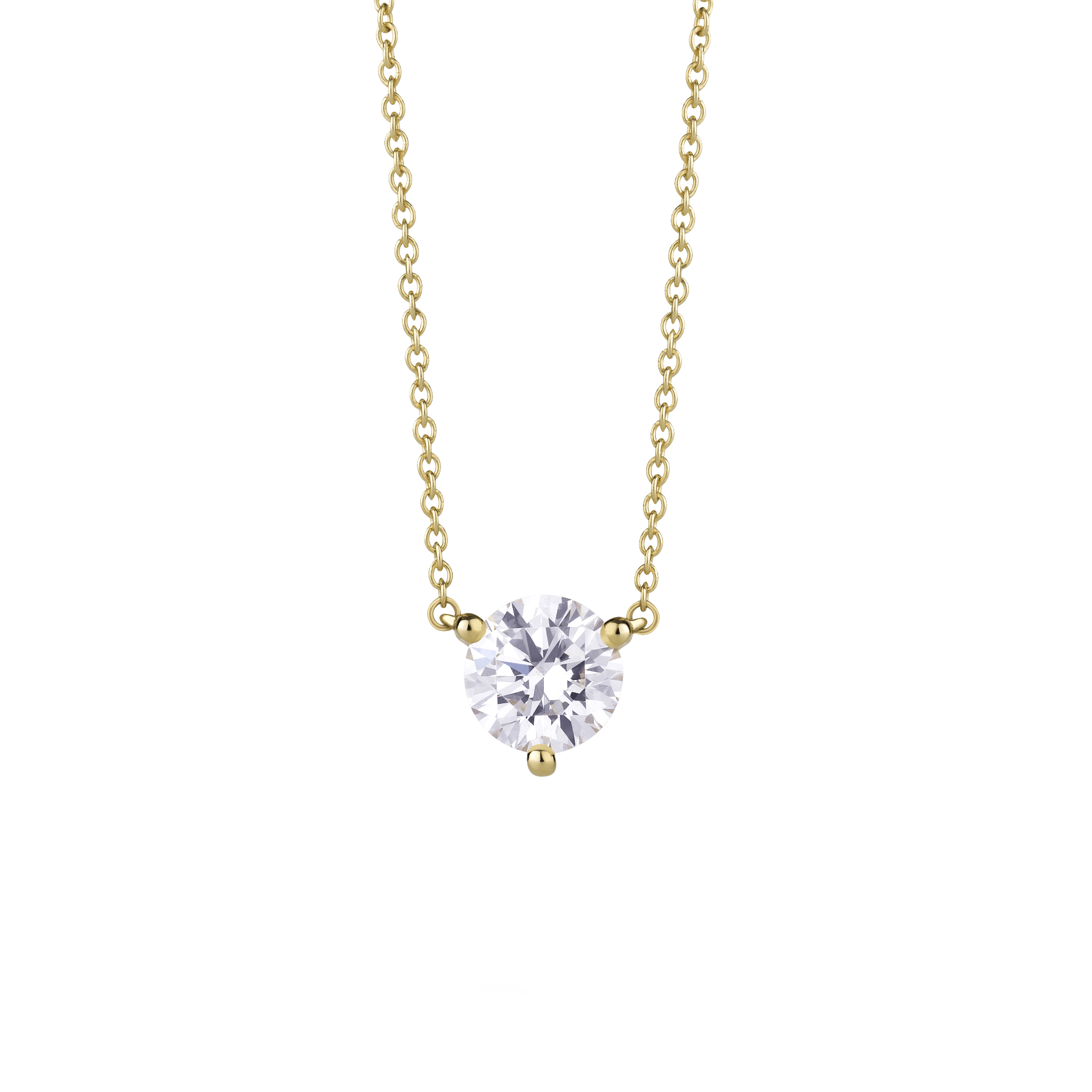 The Round Brilliant Solitaire Pendant