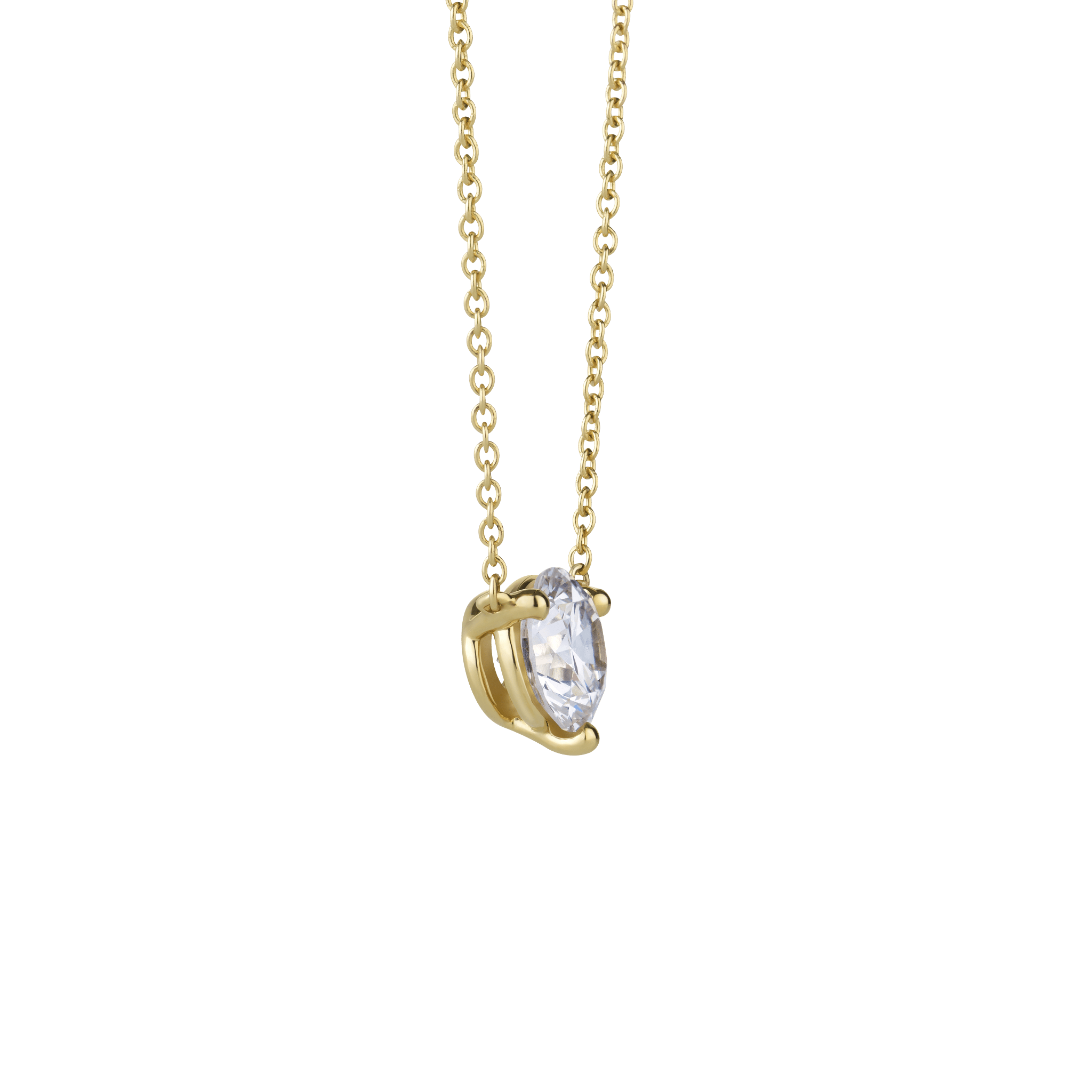 The Round Brilliant Solitaire Pendant