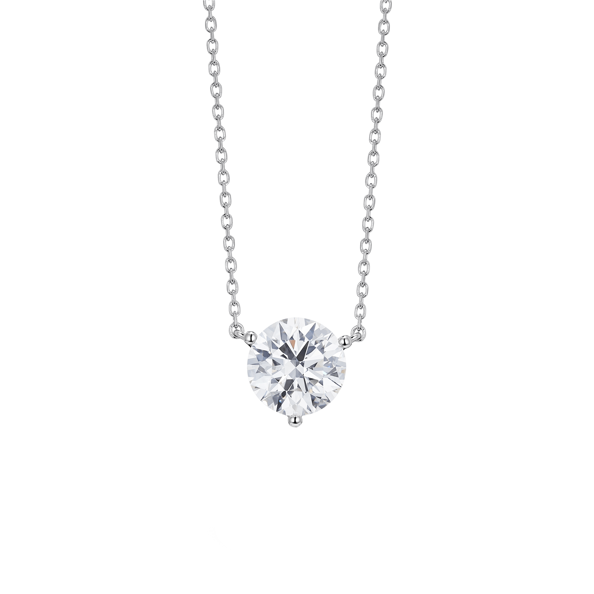 The Round Brilliant Solitaire Pendant