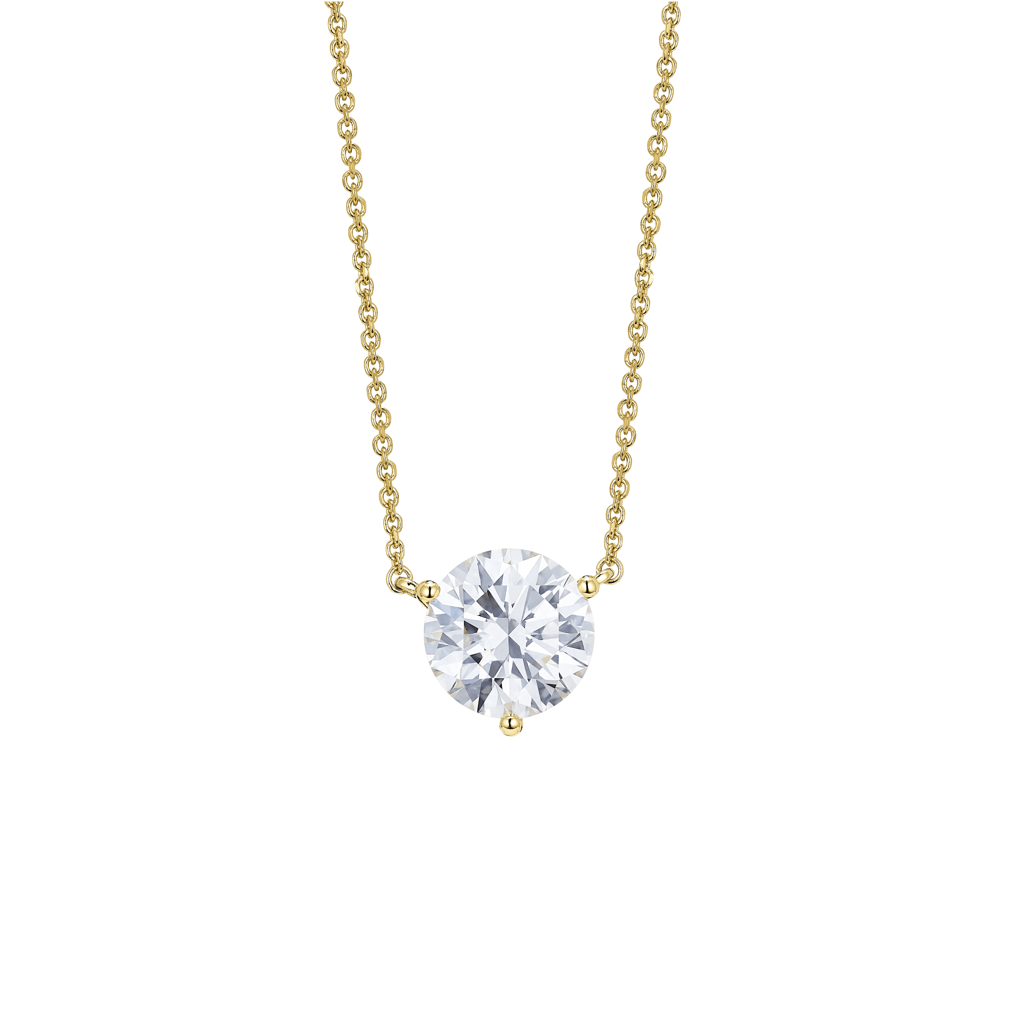 The Round Brilliant Solitaire Pendant