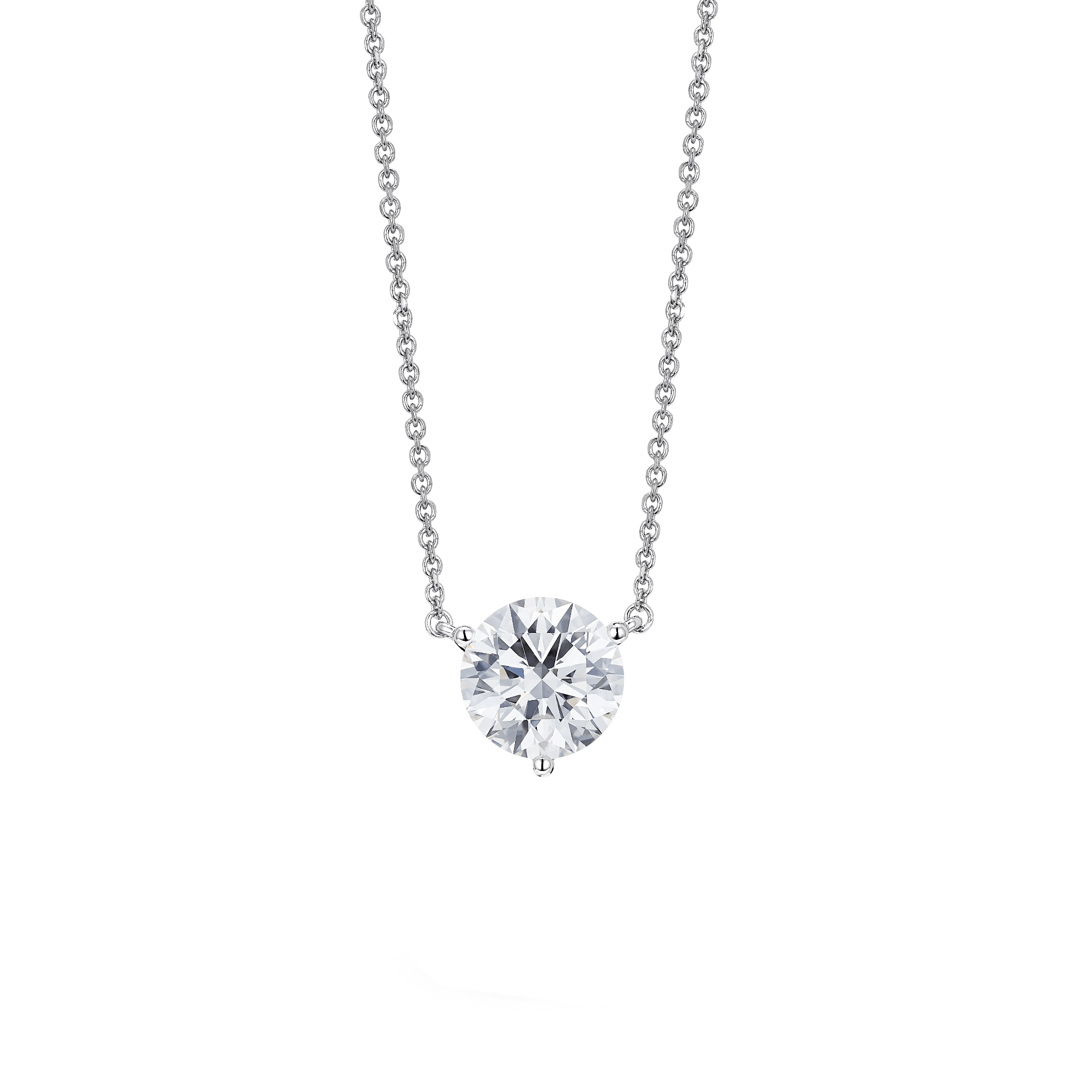 The Round Brilliant Solitaire Pendant