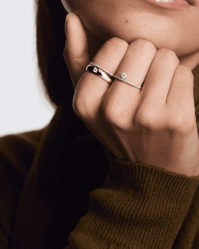 The Inset Solitaire Ring